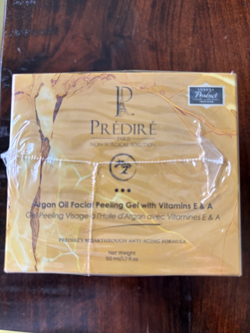 💛Prédiré Argan Oil Facial Peeling Gel with Vitamins E & A — Gold 50ml/1.7fl oz💛